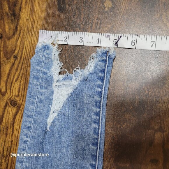 American Eagle Jeans 4 R Jegging Crop Super Hi Rise Next Level Stretch Denim - Picture 12 of 13